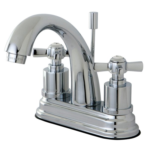 Kingston Brass KS8611ZX 4" Centerset Bathroom Faucet, Polished Chrome KS8611ZX